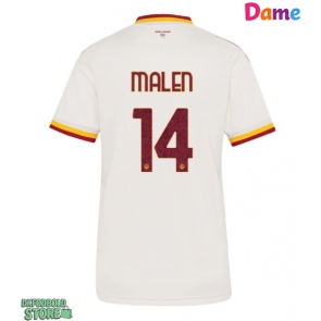 AS Roma Donyell Malen #14 Replika Udebanetrøje Dame 2026-27 Kortærmet